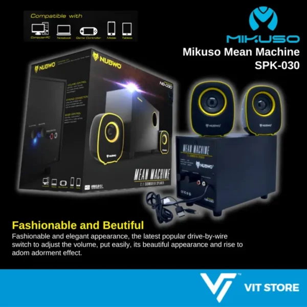 2c6bf2901107bce48ee6d41673497184.png_720x720q80.png_ Mikuso XS-030 Mean Machine 2.1 Multimedia Speaker System