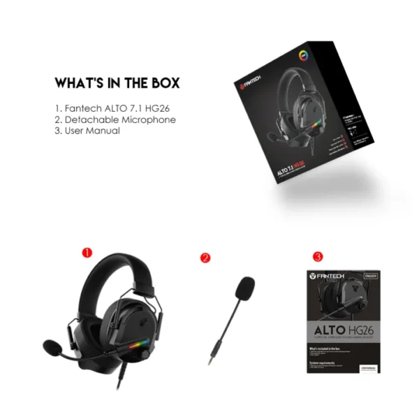 Fantech ALTO 7.1 HG26 Gaming Headset