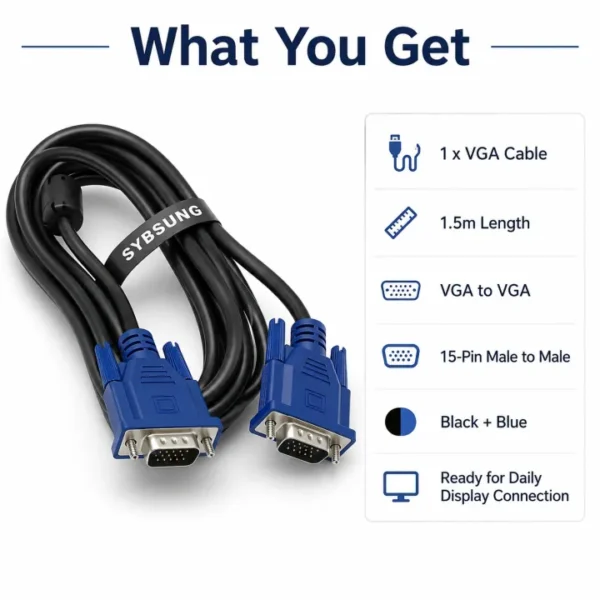 VGA Cable 1.5m