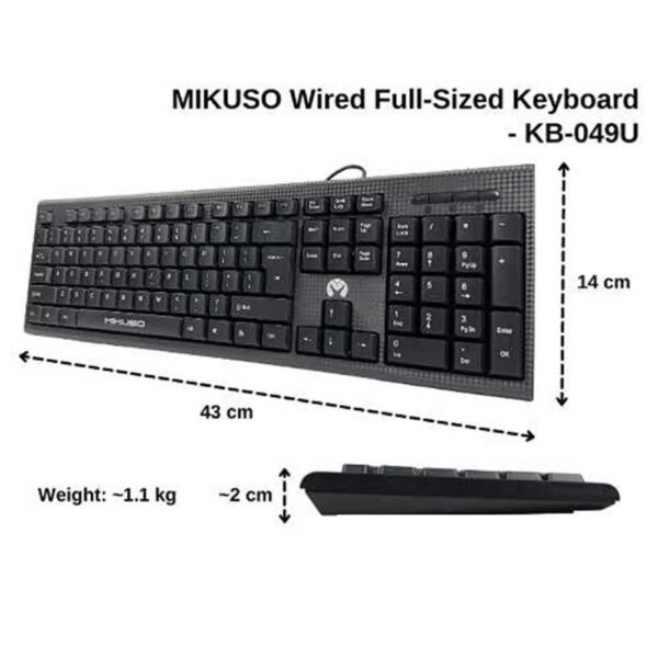 MIKUSO KB-049U Wired Keyboard