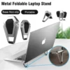Laptop Stand Adjustable Cooling Bracket Metal Foldable Laptop Holder Shield Shape Laptop Stand